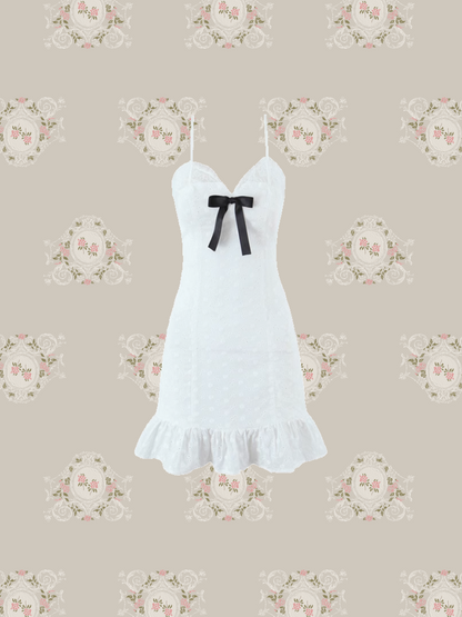 Sweet Lace Ribbon Cami Dress/スイートレースリボンキャミワンピース
