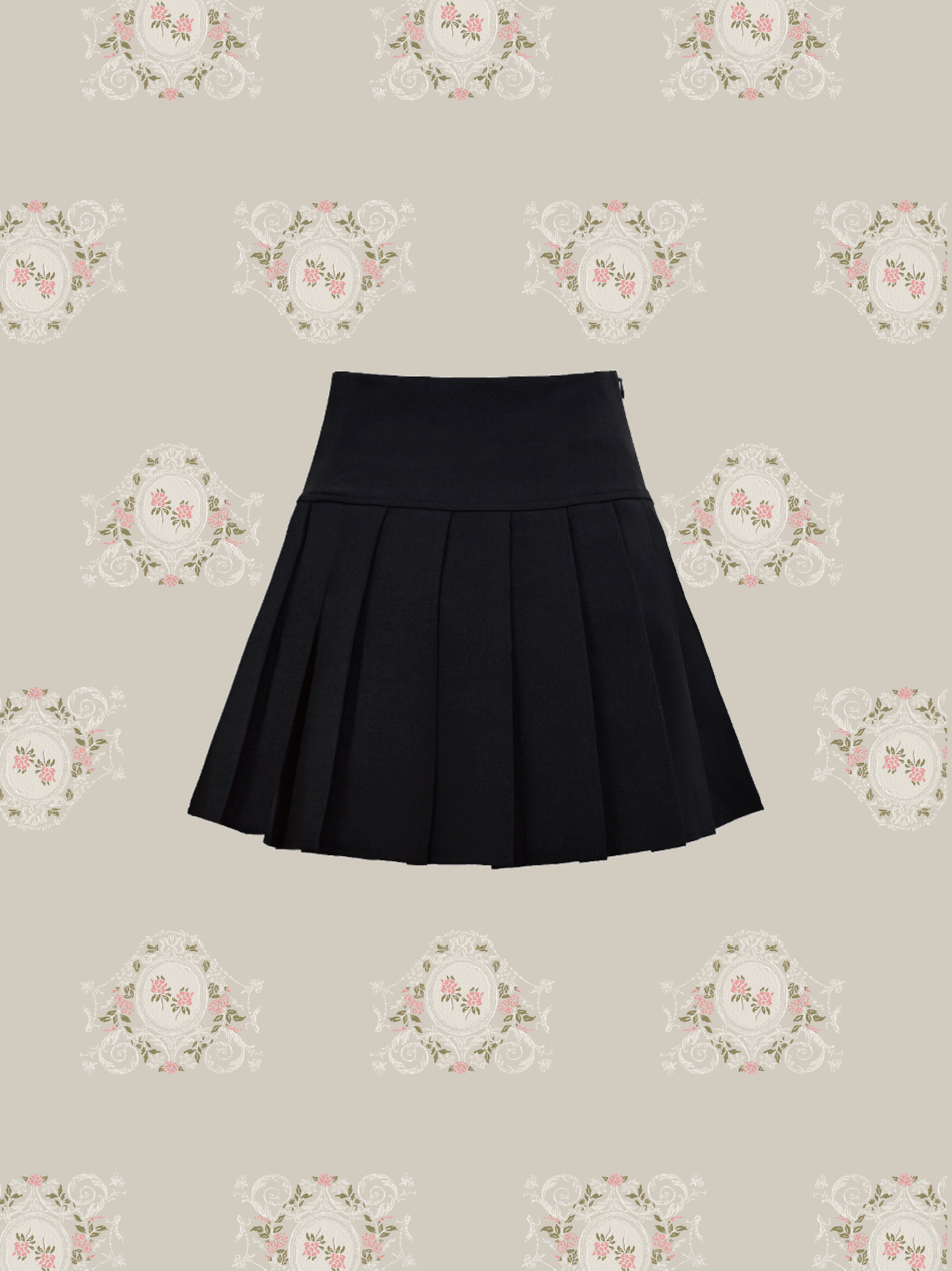 Studed Pleats Skirt/スタッズプリーツスカート