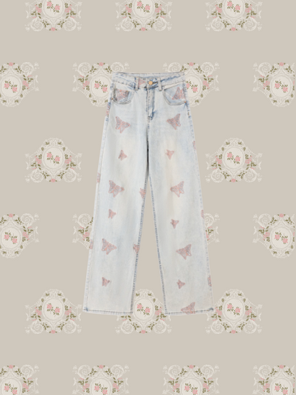 Butterfly Atatched  Light Denim/バタフライライトデニム