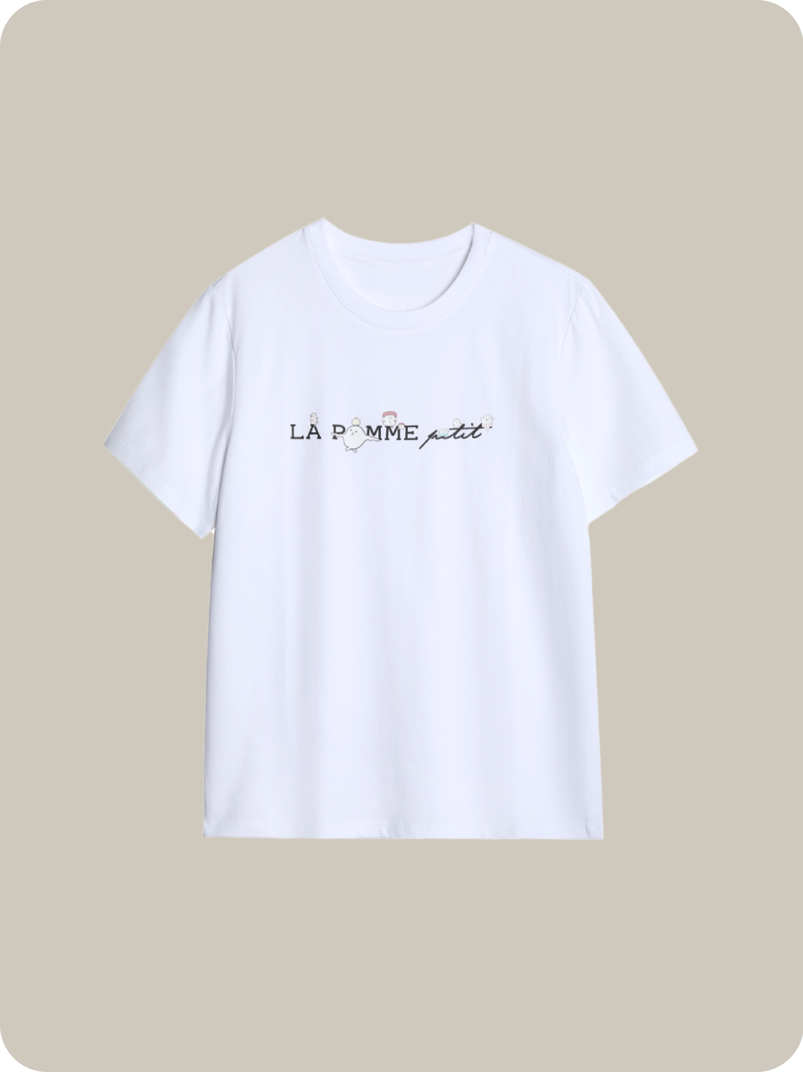 Yawame × LA POMME petit Simple Logo T