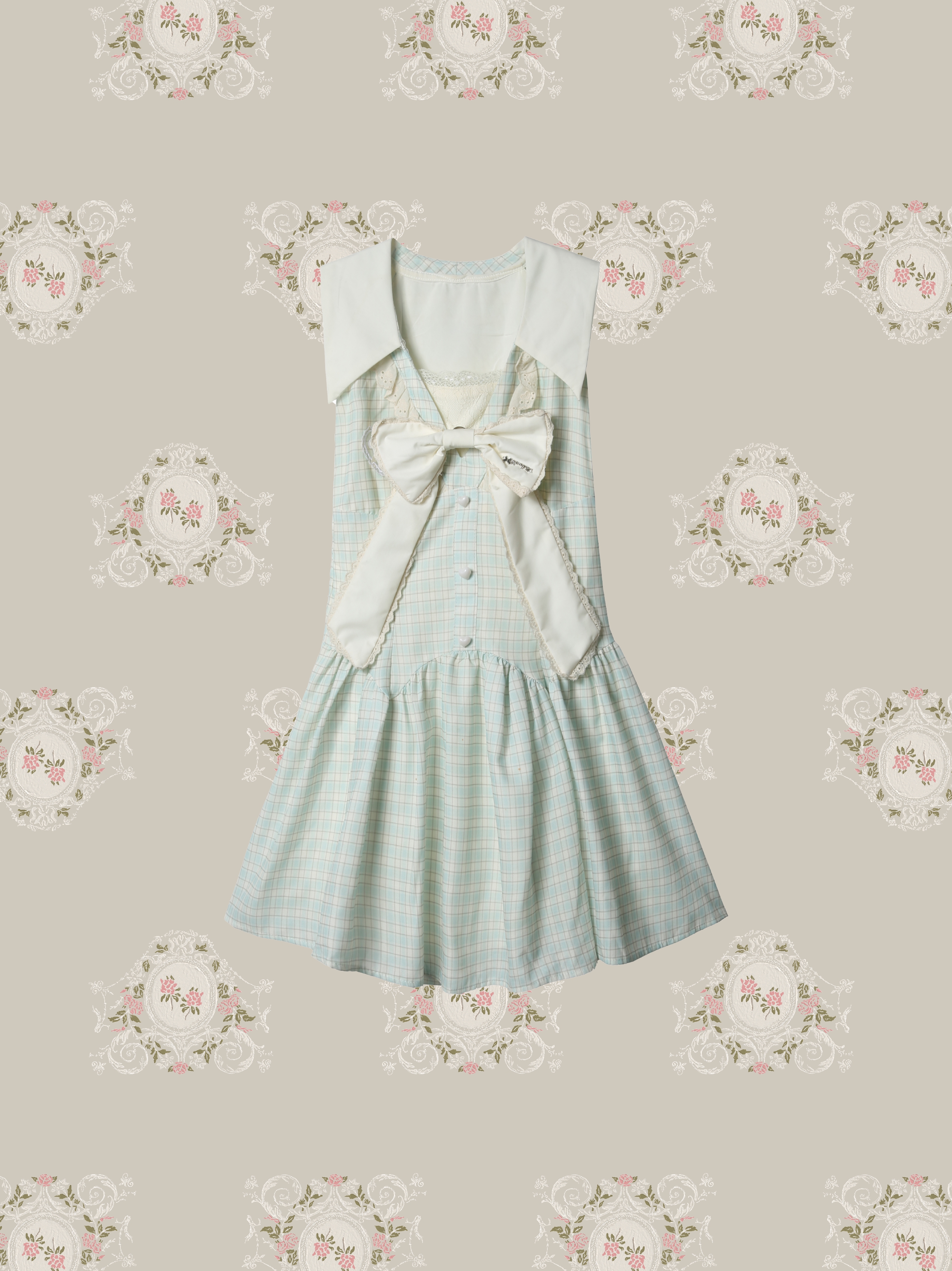 Sweet Princess Ribbon Plaid Dress/スイートプリンセスリボンチェックドレス