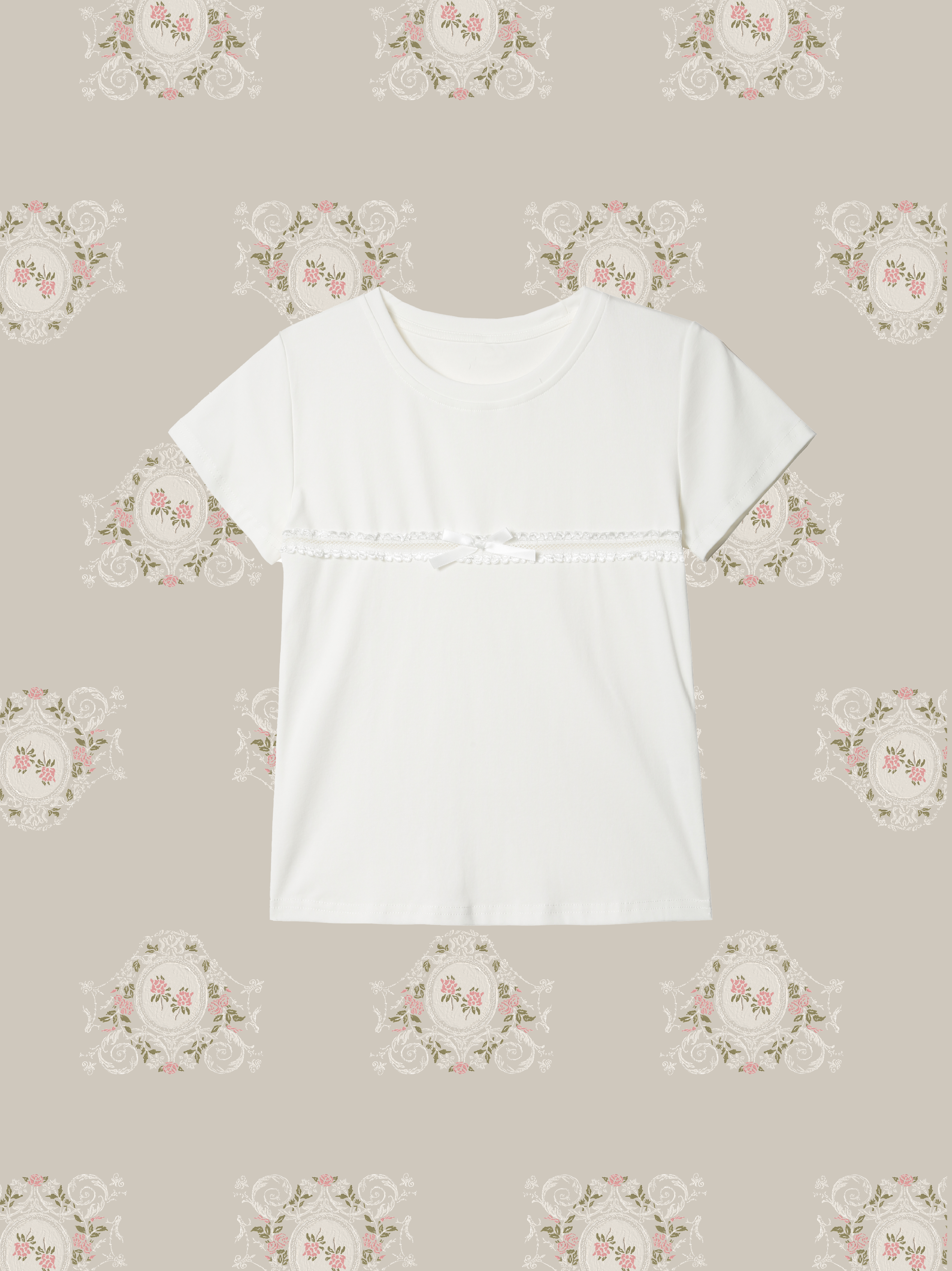 Single Lace Band T/シングルレースバンドTシャツ