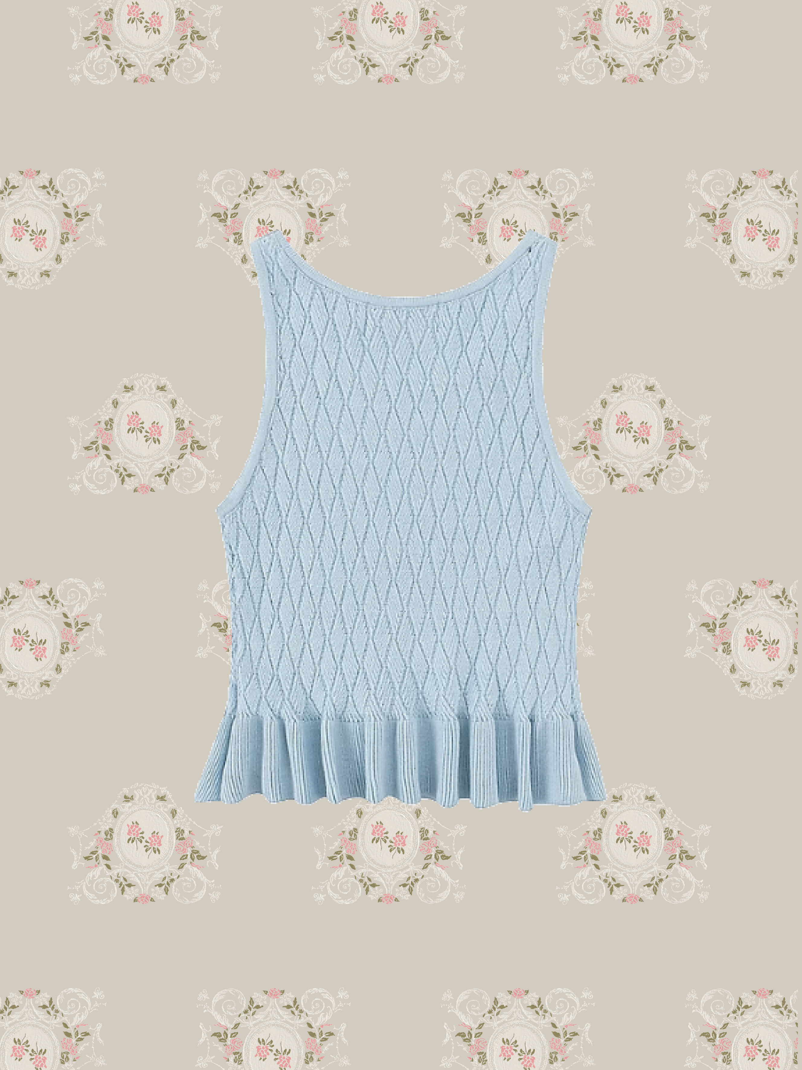 Baby Blue Summer Knit Cami/ベイビーブルーサマーニットキャミ