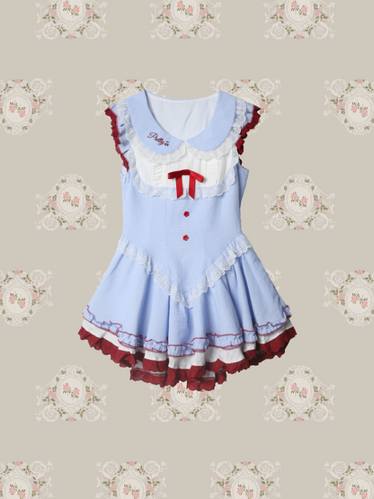 Sweet Layer Flare Dress/スイートレイヤーフレアドレス