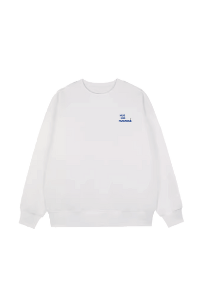 PRE ORDER / HUG KISS ROMANCE 'Small Logo' Sweater WH