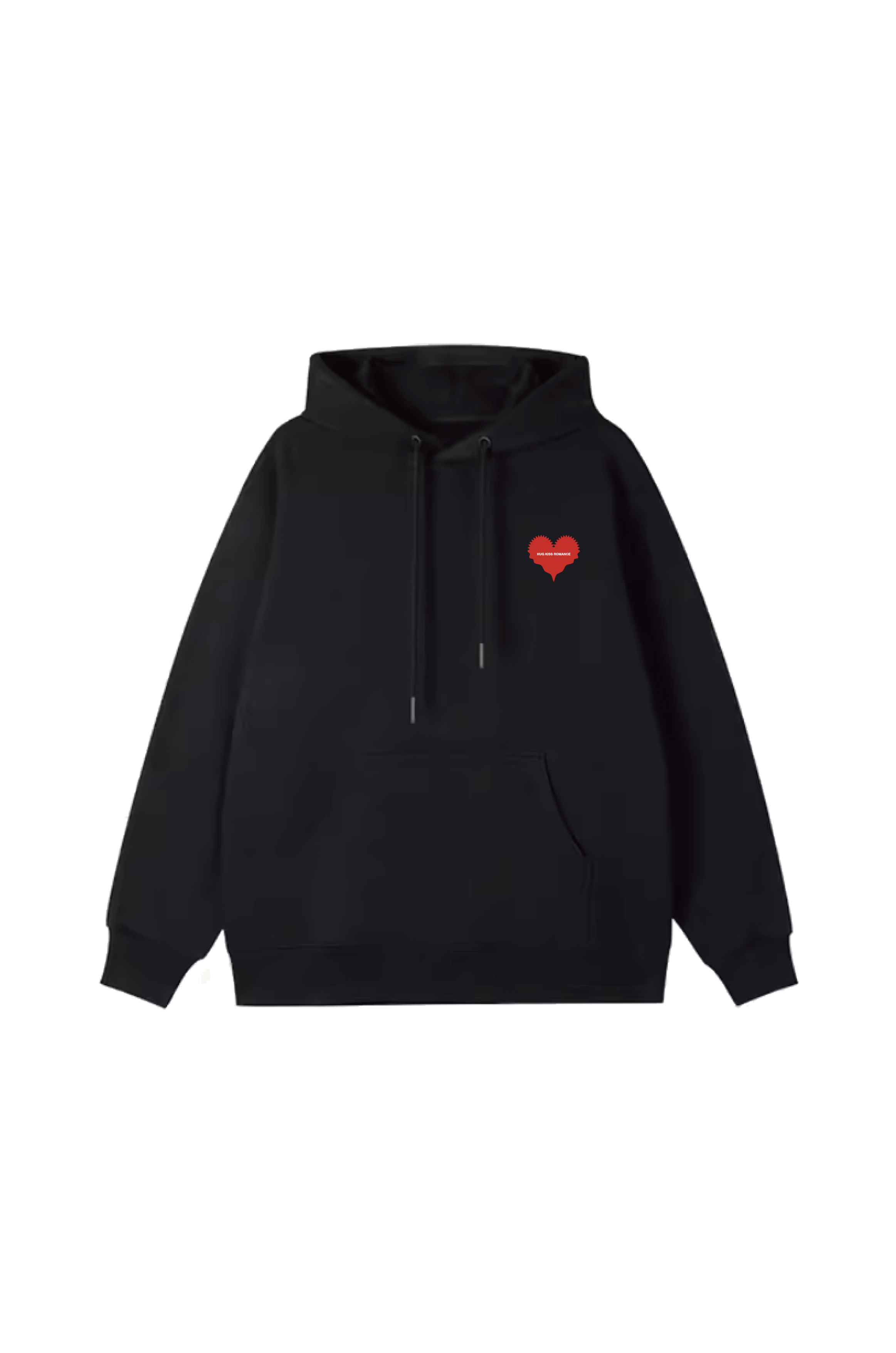 PRE ORDER / HUG KISS ROMANCE 'Heart' Hoodie BK