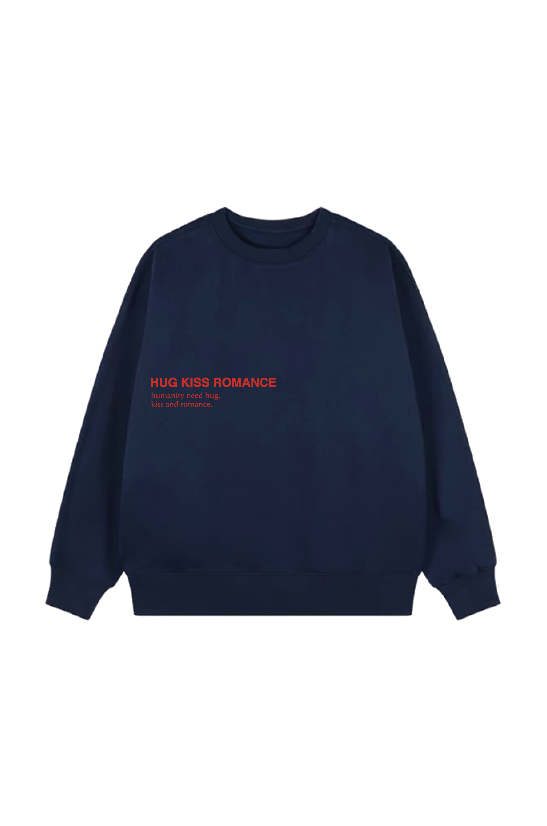 PRE ORDER / HUG KISS ROMANCE 'Red Slogan' Sweater NV 