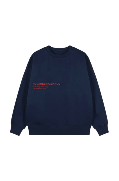 PRE ORDER / HUG KISS ROMANCE 'Red Slogan' Sweater NV