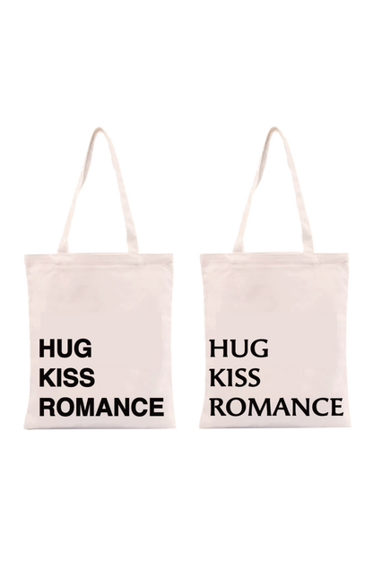 PRE ORDER / HUG KISS ROMANCE 'Black Logo' Bag IO