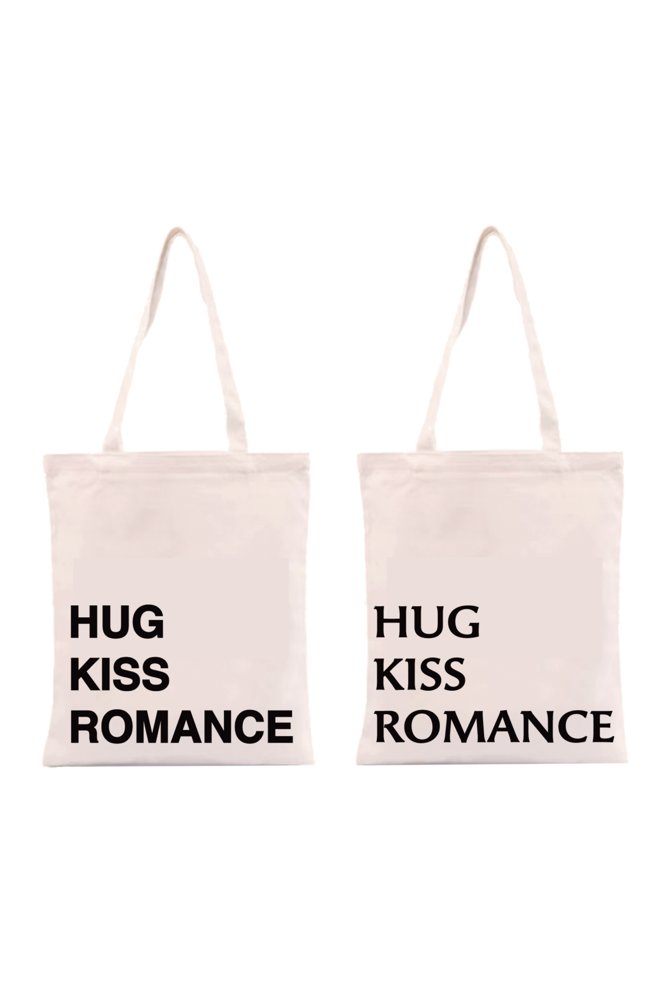 PRE ORDER / HUG KISS ROMANCE 'Black Logo' Bag IO 