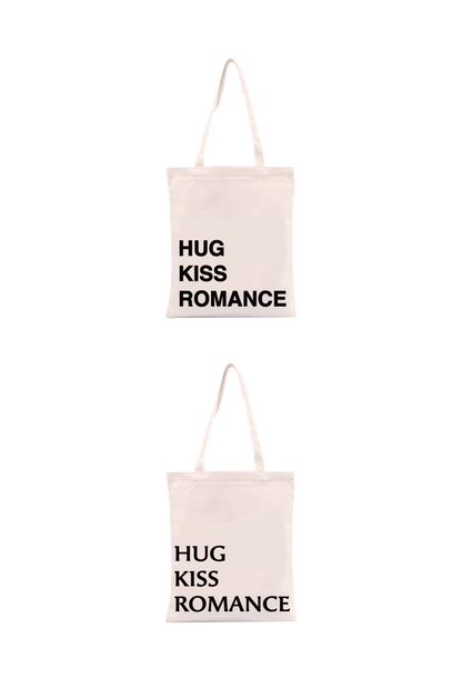 PRE ORDER / HUG KISS ROMANCE 'Black Logo' Bag IO