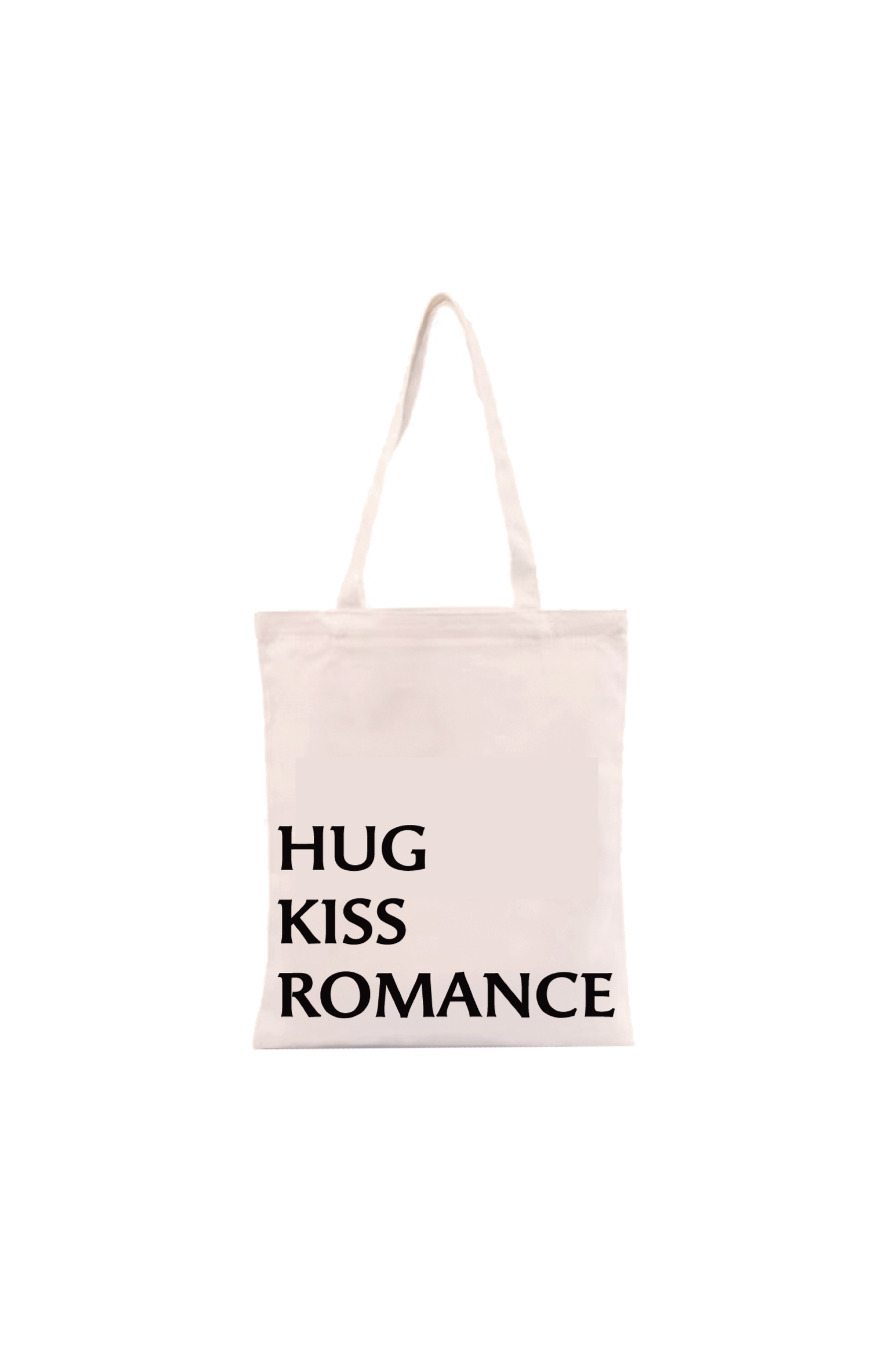 PRE ORDER / HUG KISS ROMANCE 'Black Logo' Bag IO