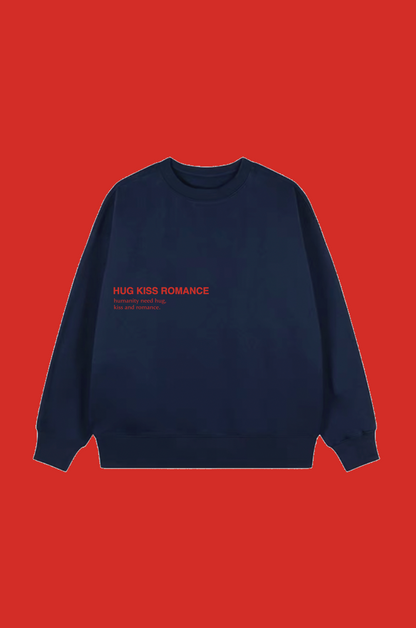 PRE ORDER / HUG KISS ROMANCE 'Red Slogan' Sweater NV 