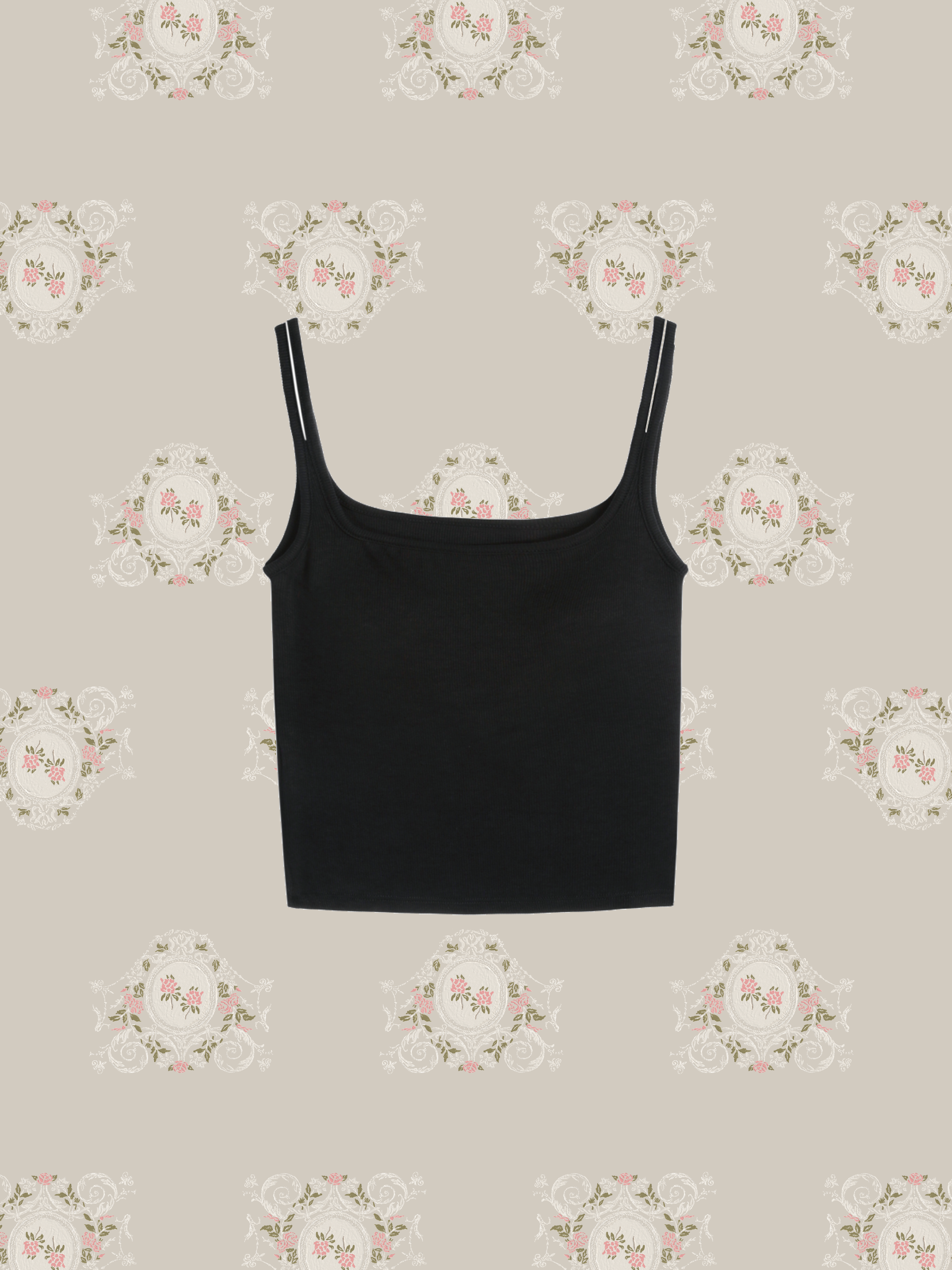 Cup In Sheer Cami/Cotton Cami with Bra 