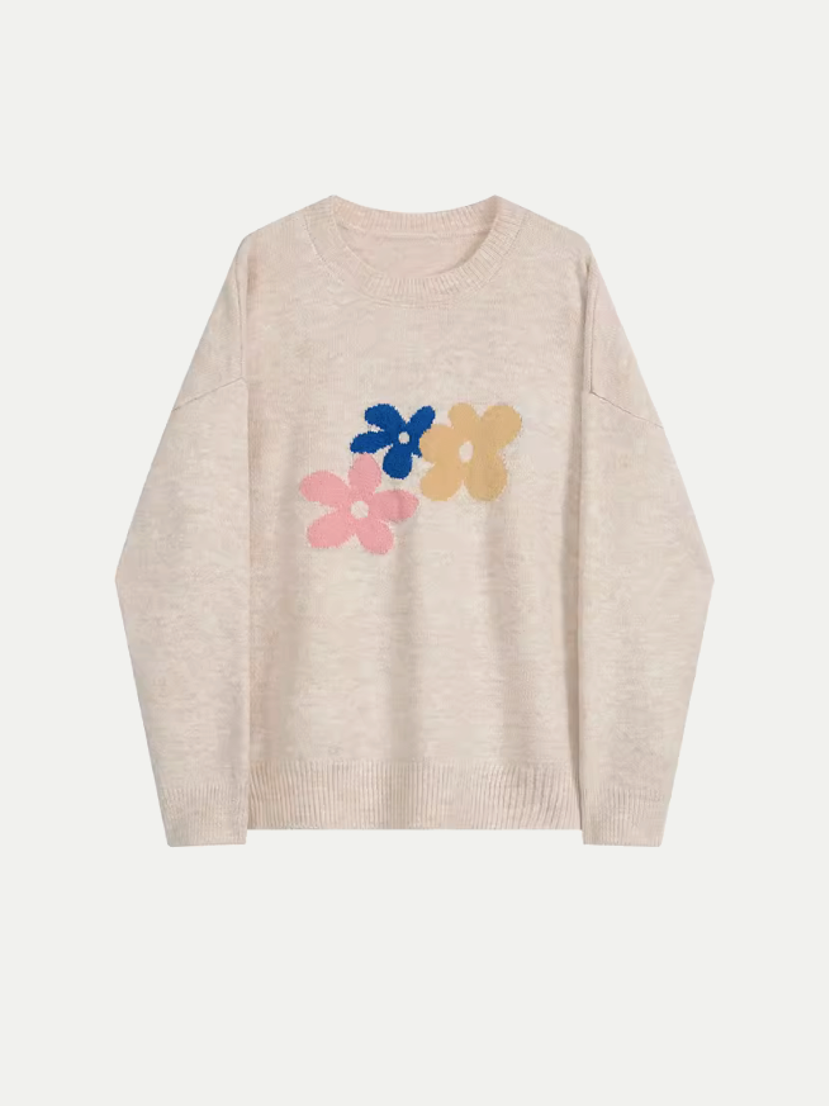 Flower Embroidery Sweater