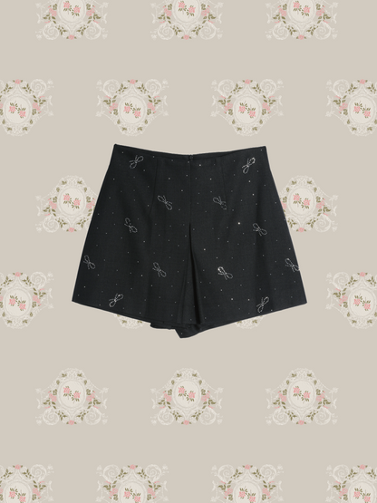 Brilliant Ribbon Deco Short Pants 