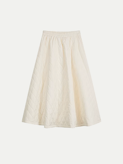 A-Line Quilted Skirt 