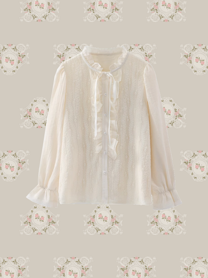 Sweet Tiered Ruffle Blouse 