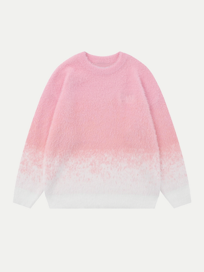 Mohair Gradient Sweater