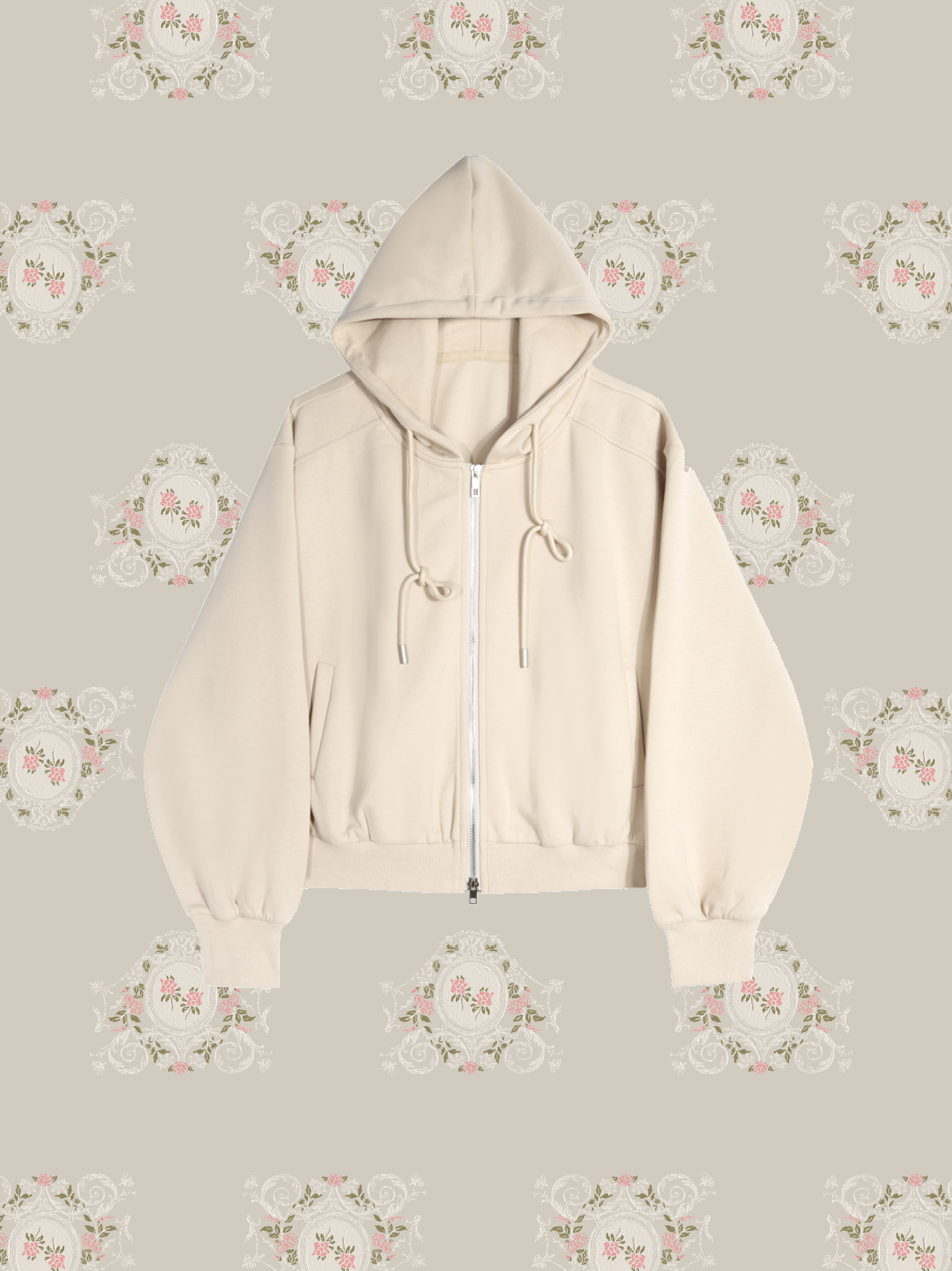 Relaxed Zip Up Hoodie/リラックスジップアップパーカー