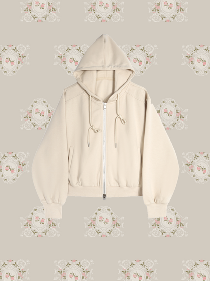 Relaxed Zip Up Hoodie 