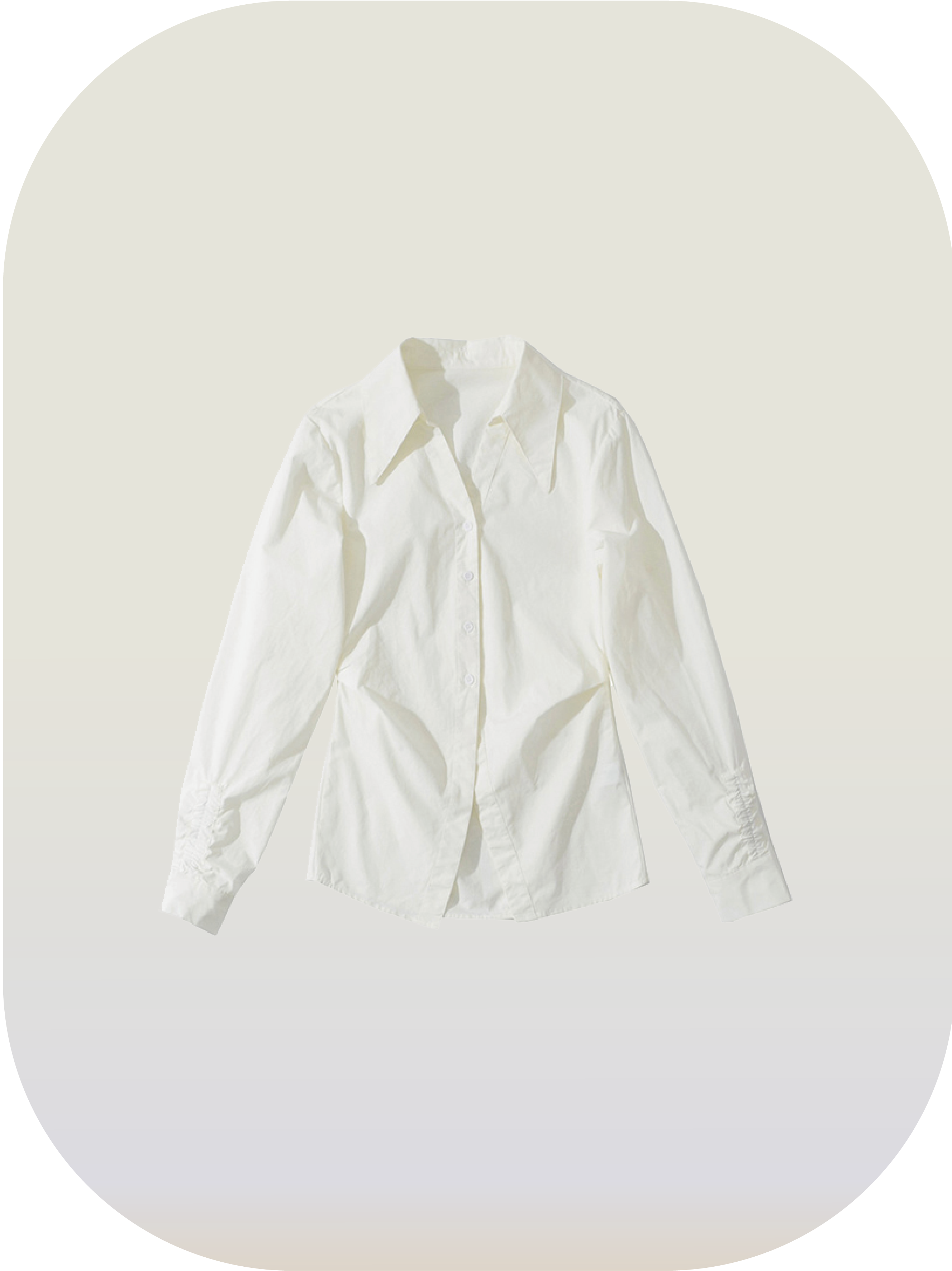 Gathered Waist Shirt 