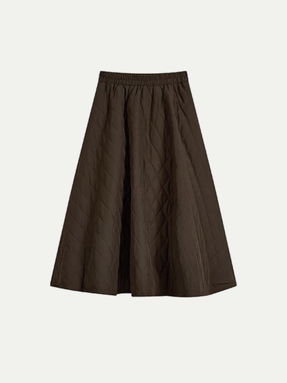 A-Line Quilted Skirt 