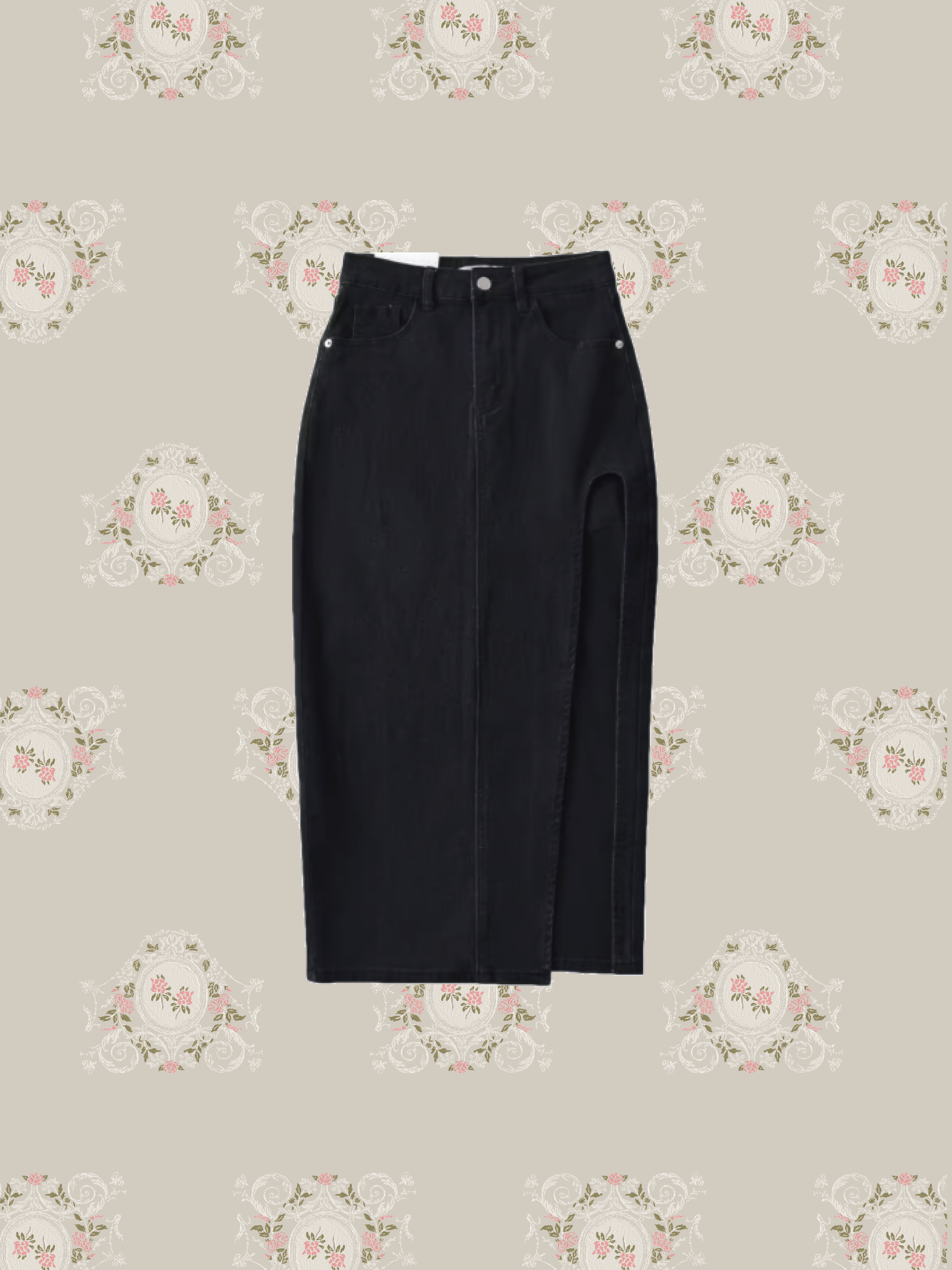 High Slit Denim Skirt/ハイスリットデニムスカート
