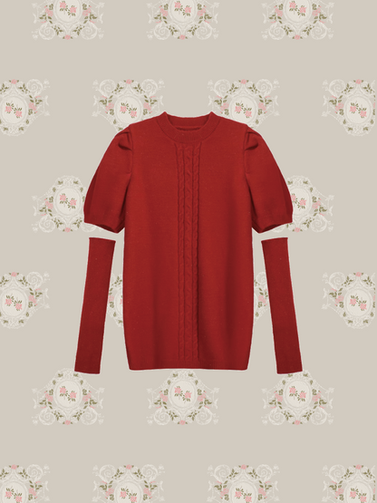 Moveable Sleeve Rib Sweater 袖リブセーター