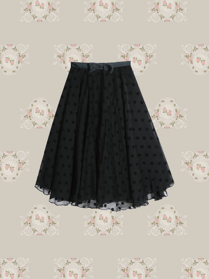 Texture Embossed Pattern Skirt 