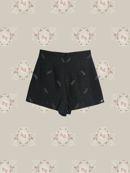 Brilliant Ribbon Deco Short Pants 