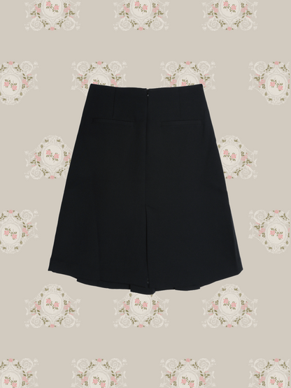 Romantic Handmade Pearl Ribbon Skirt/ロマンチックなハンドメイドパールリボンスカート