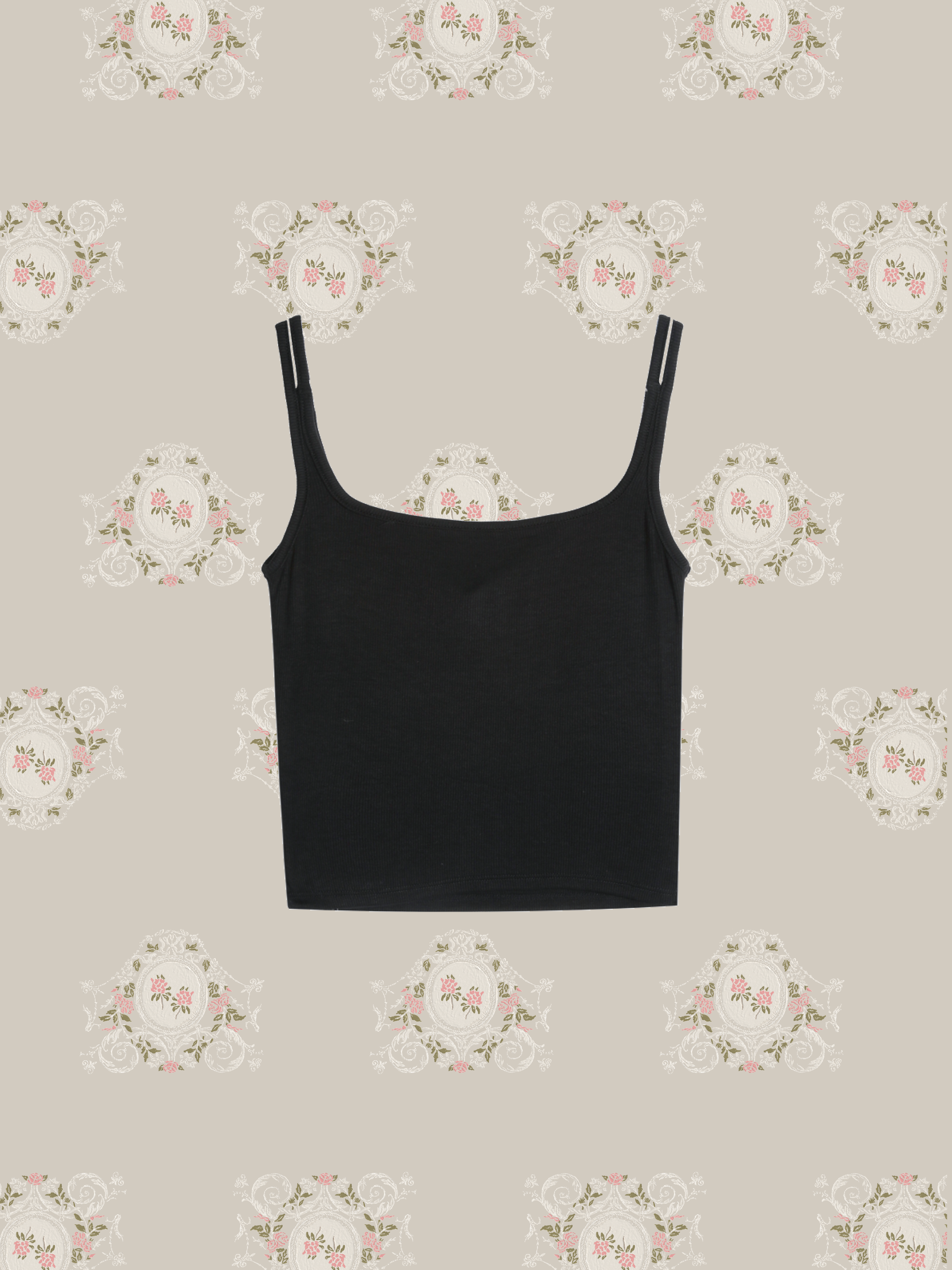 Cup In Sheer Cami/Cotton Cami with Bra 