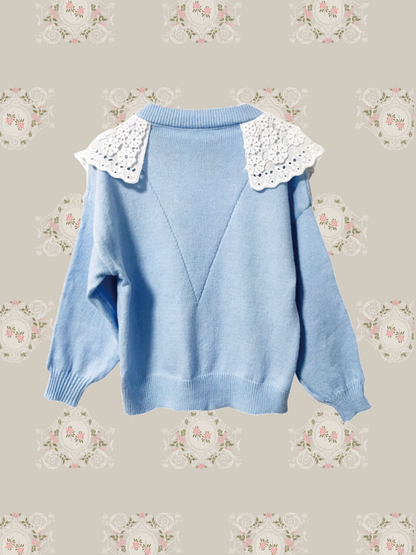 Lace Collar Cherry Cardigan レースカラーチェリーカーディガン