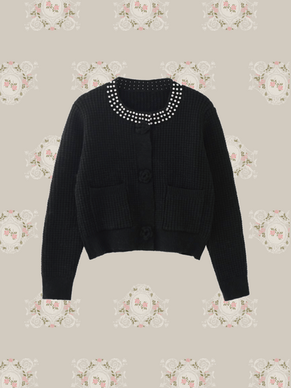 Crystal Beading Cardigan 