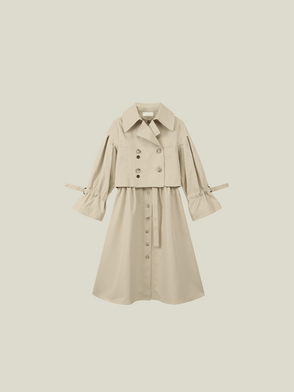 3-way Long Trench Coat