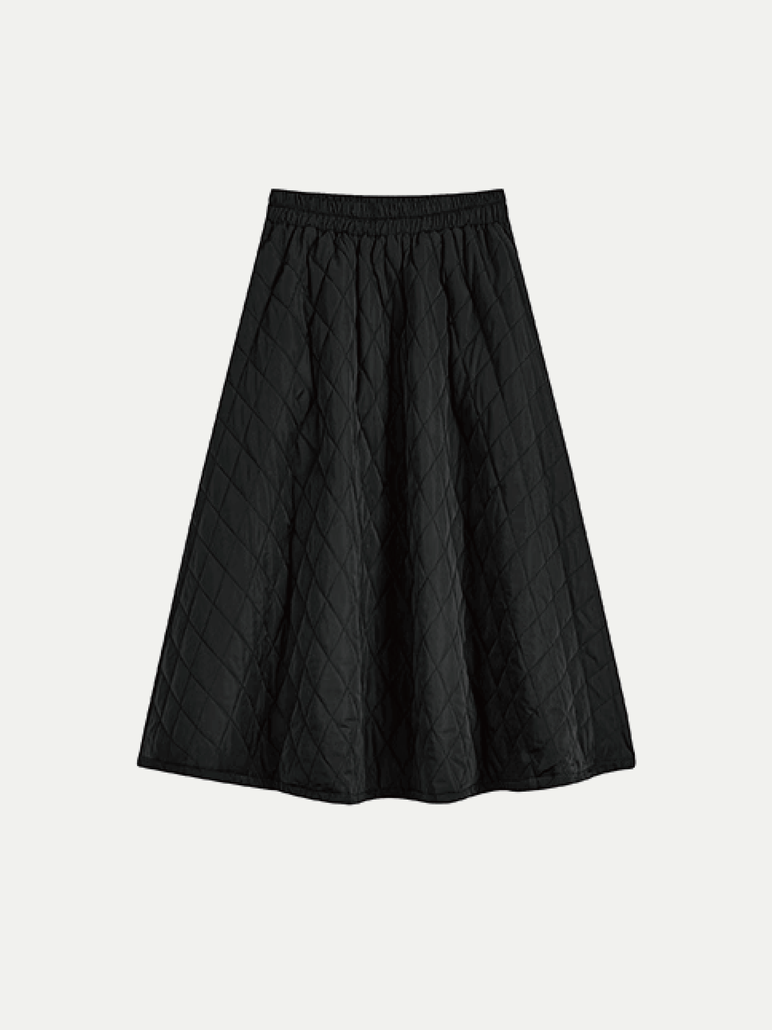 A-Line Quilted Skirt 