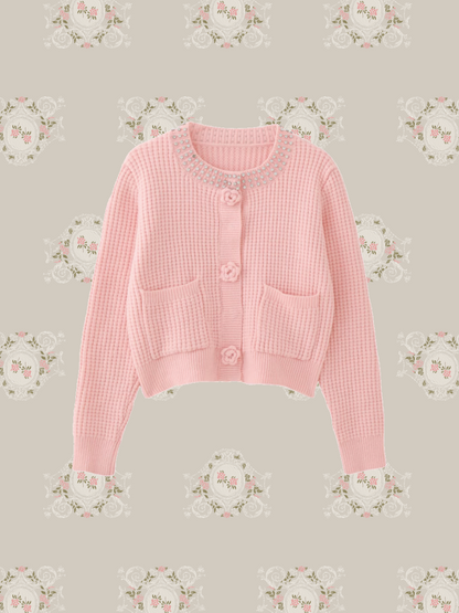 Crystal Beading Cardigan 