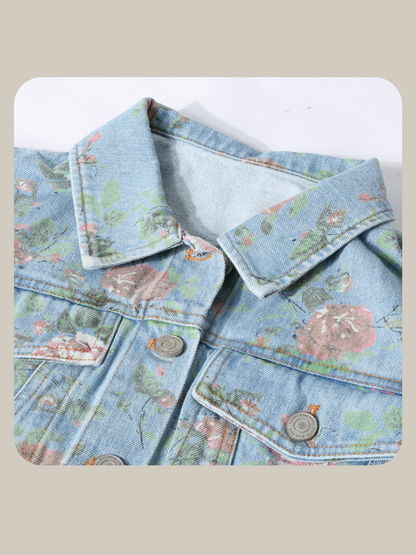 Rose Garden Denim Jacket 