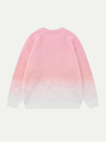 Mohair Gradient Sweater 