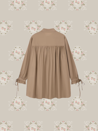 Sweet Heart Frill Collar Shirt 