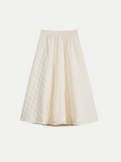 A-Line Quilted Skirt 