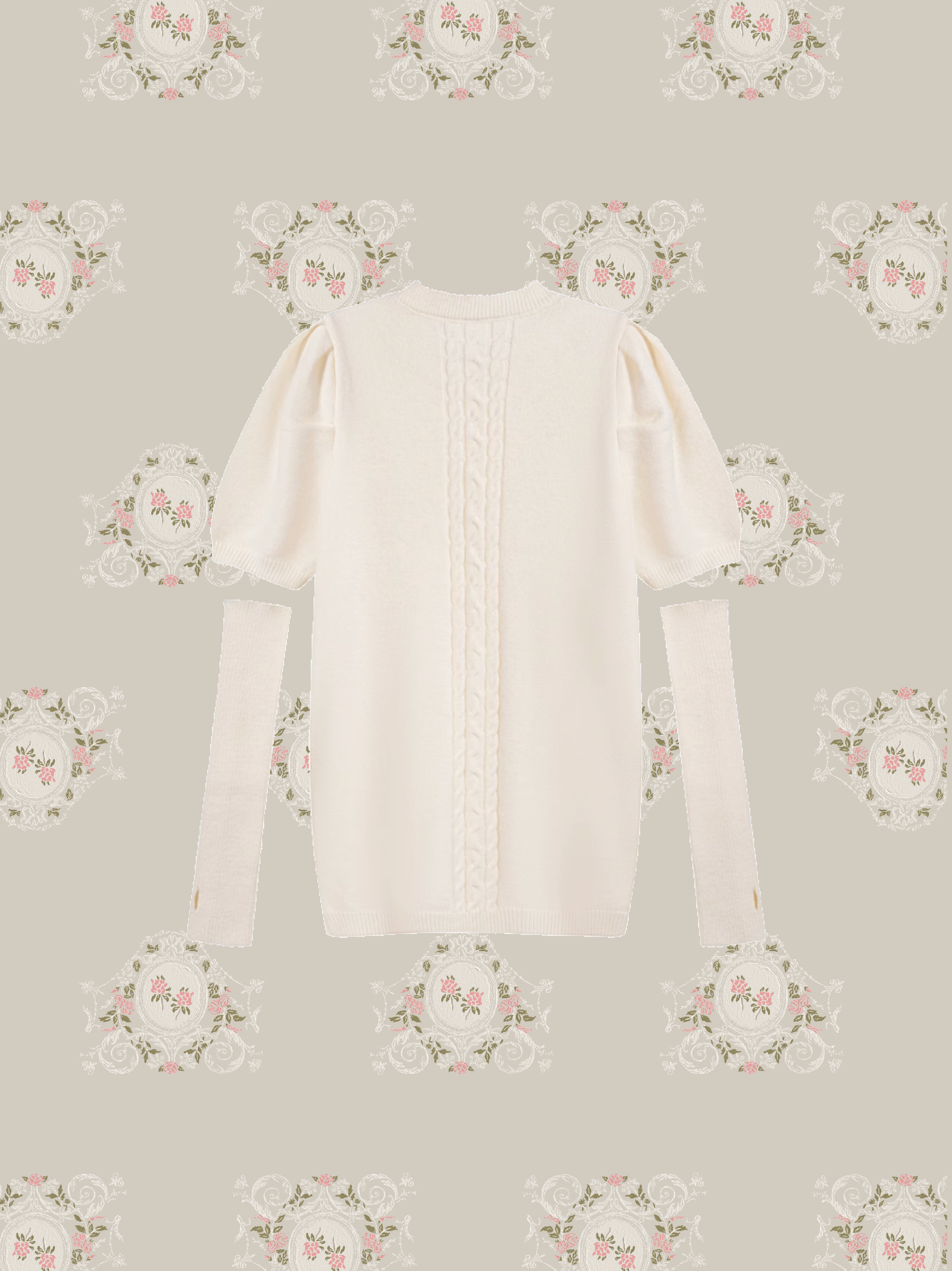 Moveable Sleeve Rib Sweater 袖リブセーター