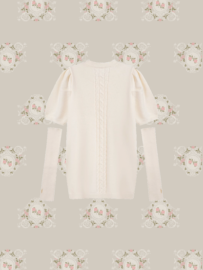 Moveable Sleeve Rib Sweater 袖リブセーター