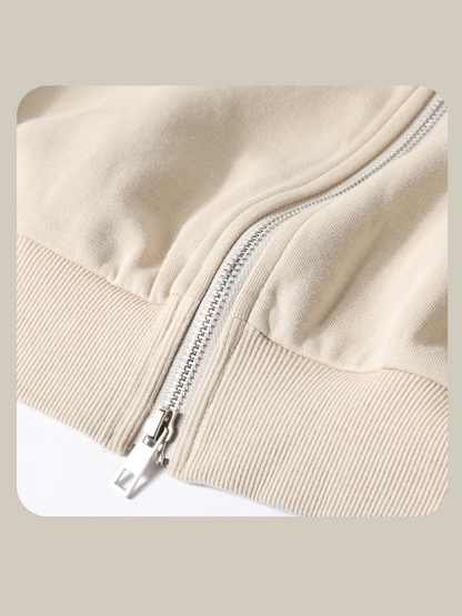 Relaxed Zip Up Hoodie 