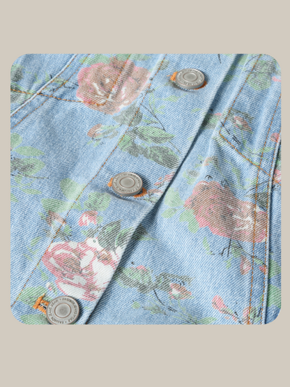 Rose Garden Denim Jacket/ローズガーデン デニムジャケット