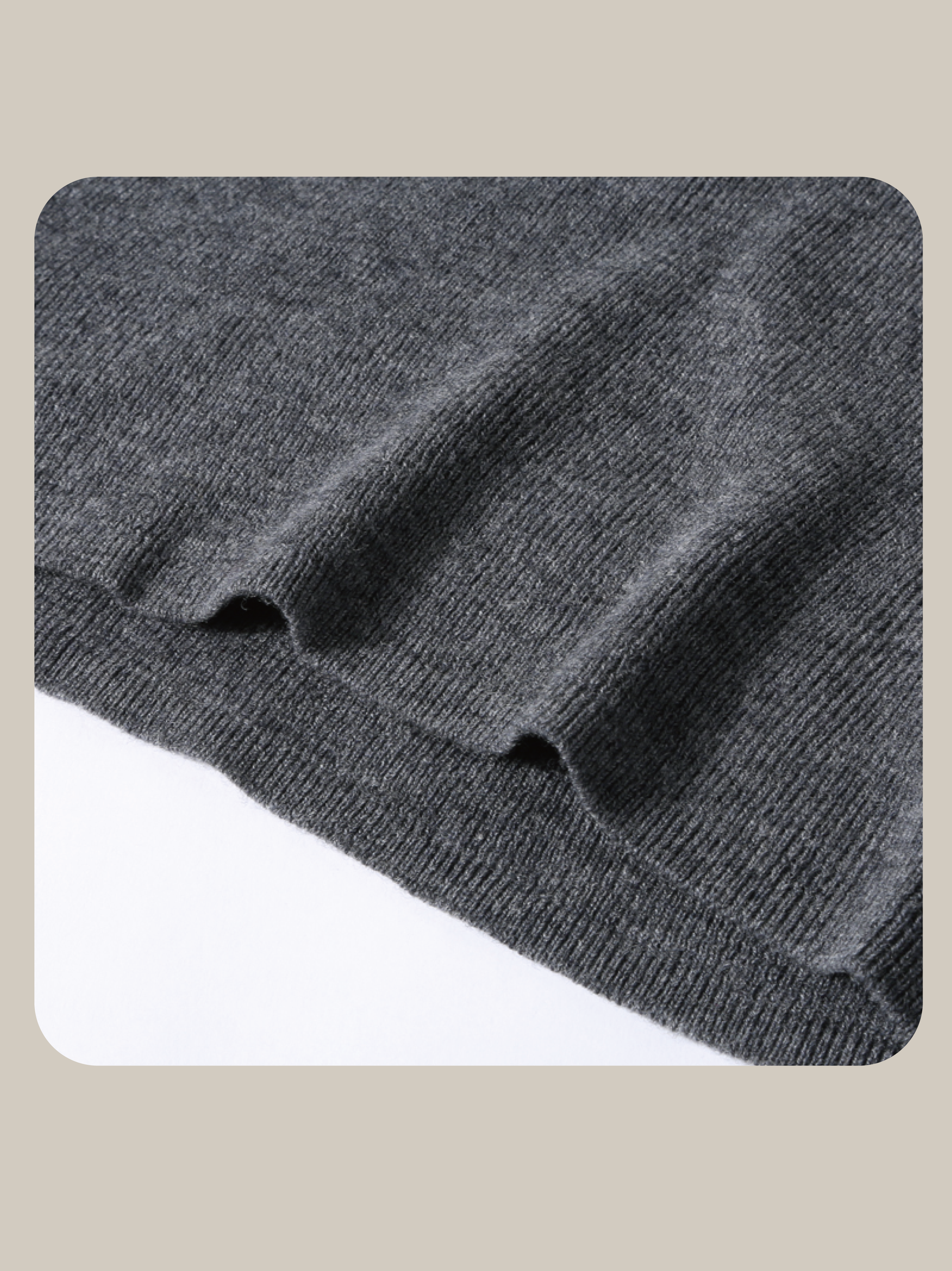 Basic U-Neck Wool Top/ベーシック U ネック ウール トップス
