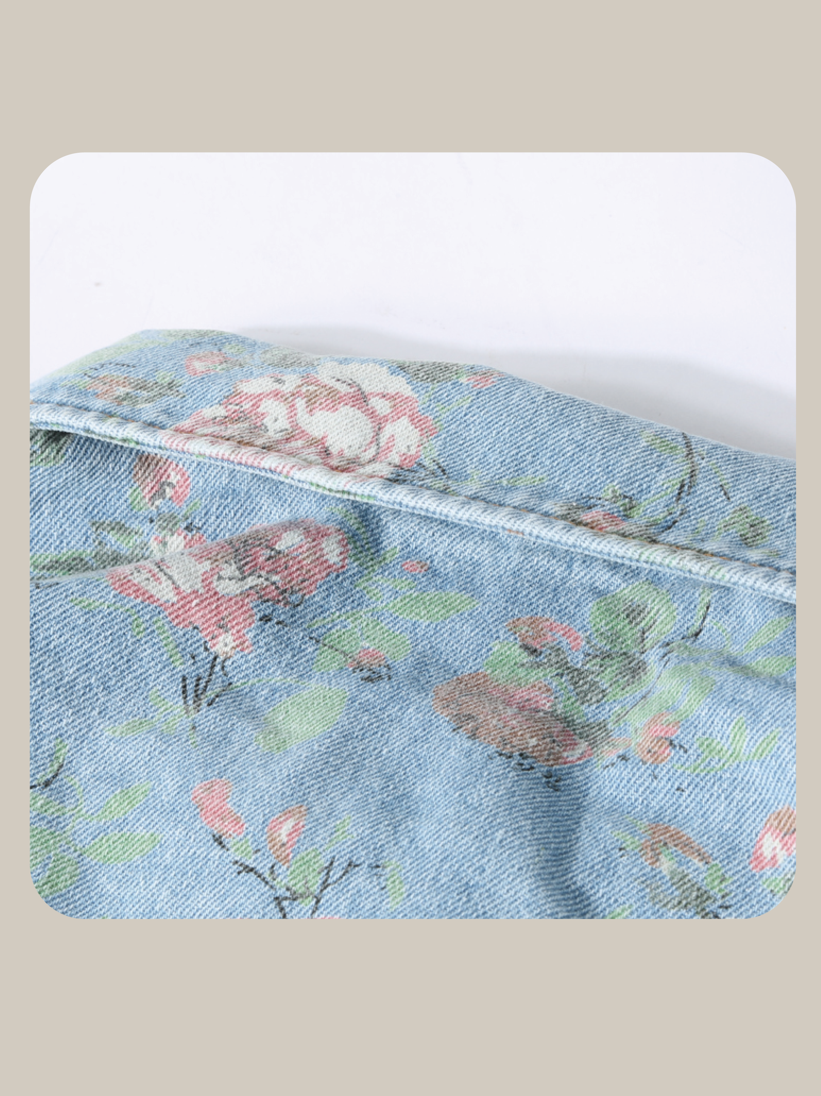 Rose Garden Denim Jacket/ローズガーデン デニムジャケット