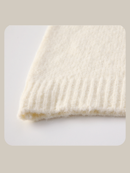 Flower Applique Knit