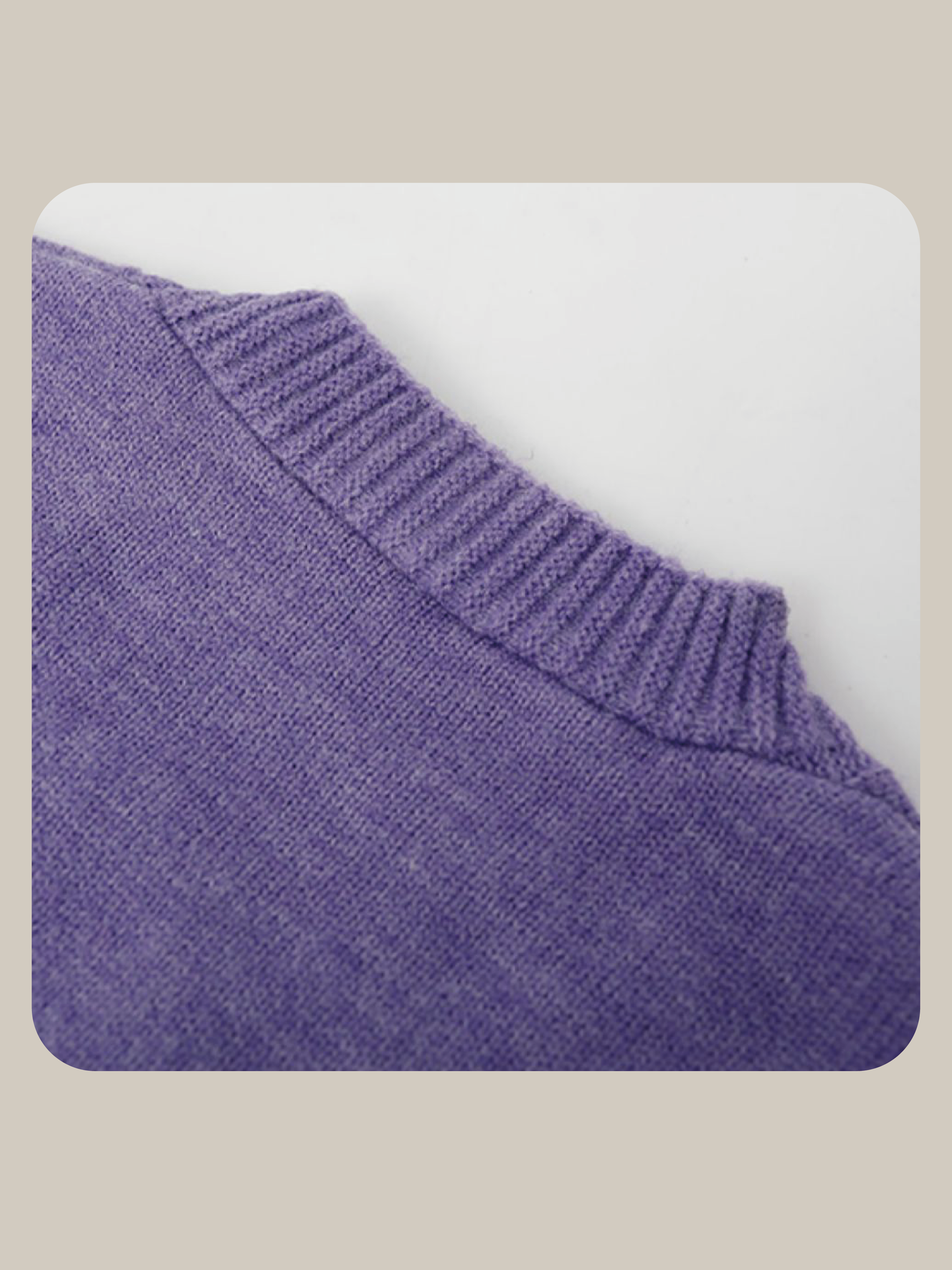 Purple Camisole Knit Set-Up